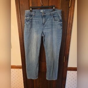 Old Navy Women's Classic Blue Straight Leg Jeans